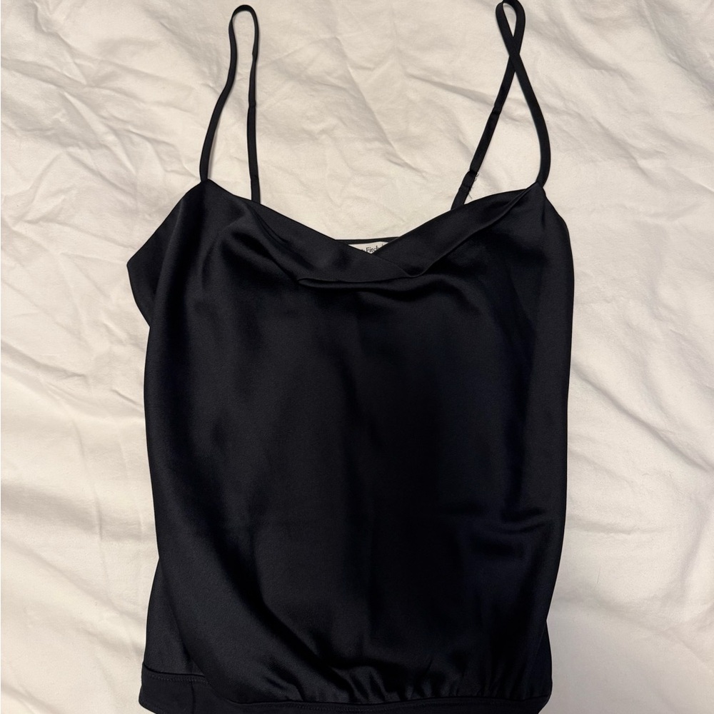 Abercrombie Cowl Neck Satin Camisole Bodysuit Size Small